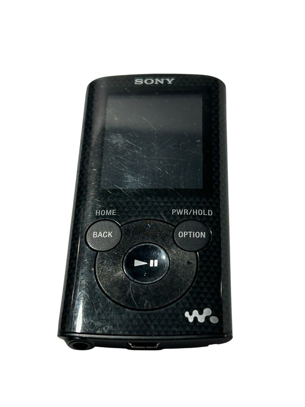 Sony Walkman NWZ-E375 Black (16 GB) Digital Media Player MP3 Untested